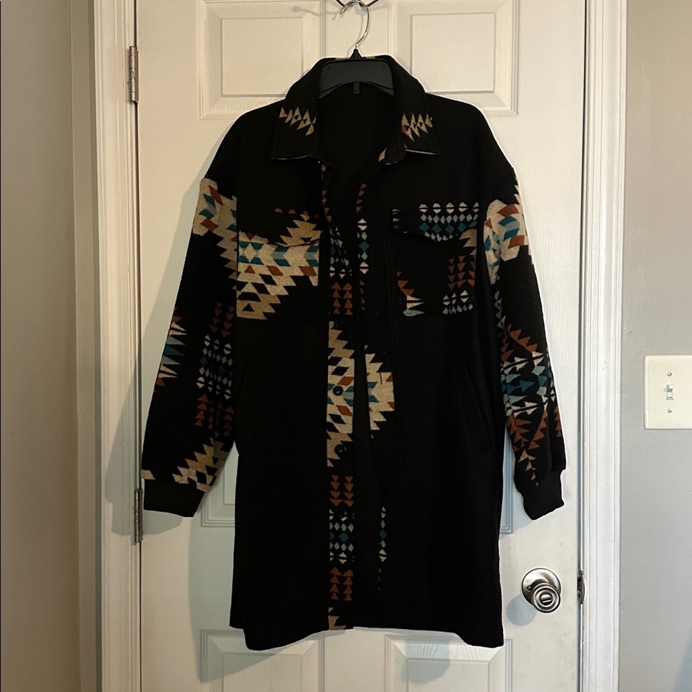 Manfinity Charcoal Gray Jacket Oversized - image 2